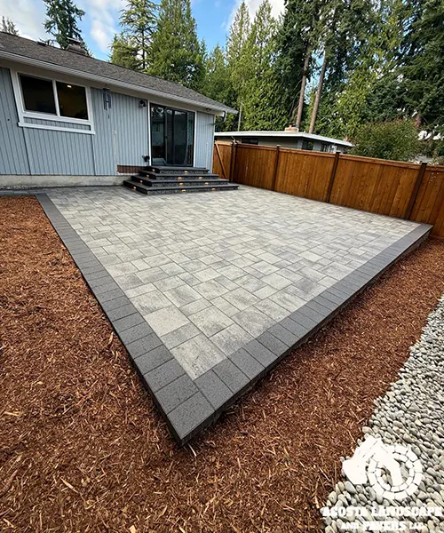 Backyard Paver & Lighting Project
